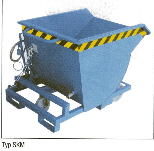 Spänebehälter SKM 30 blau, Inhalt: 300 l, Traglast: 1.000 kg
