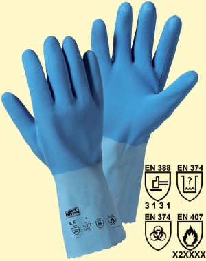 1489 - Naturlatex-Handschuh BLUE-LATEX