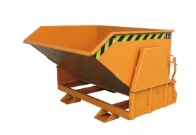 Kippbehälter BK 80, orange, Inhalt: 800 l, Tragkraft: 1.500 kg
