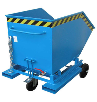 Späne-Kastenwagen SKW-ET 250, blau, Inhalt: 250 Liter, Traglast: 300 kg