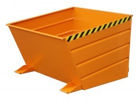 Kippbehälter VD 1000, orange, Inhalt: 1.000 l, Traglast: 1.500 kg