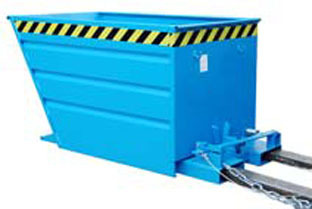 Kippbehälter VG 1100, blau, Inhalt: 1.100 l, Traglast: 1.500 kg