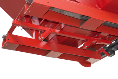 Automatischer Kippbehälter Typ 4A, groß, rot, 1,20 m³, 1.500 kg